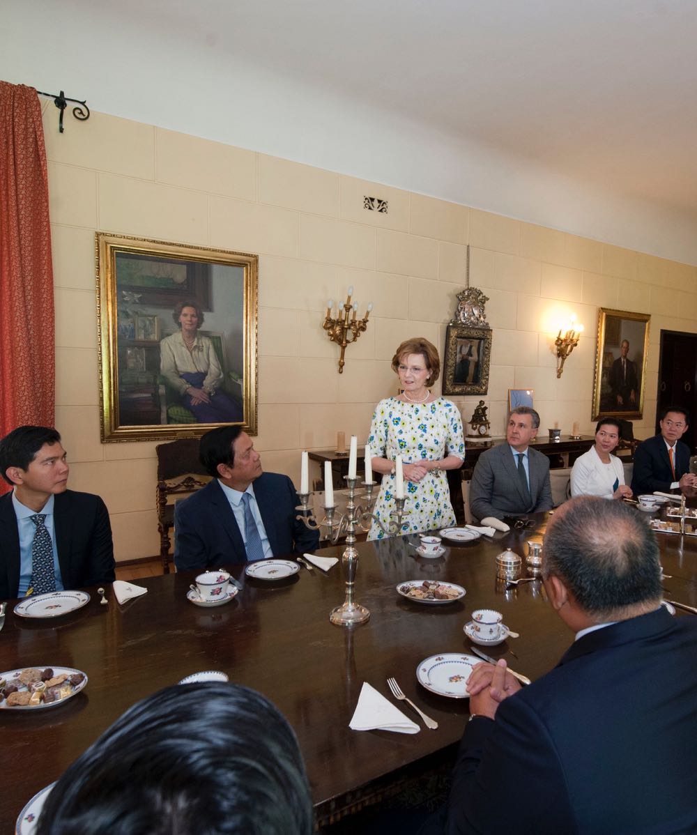 Custodele Coroanei romane a primit la Palatul Elisabeta o delegatie din Regatul Cambodgiei, 10 iulie 2017 ©Daniel Angelescu