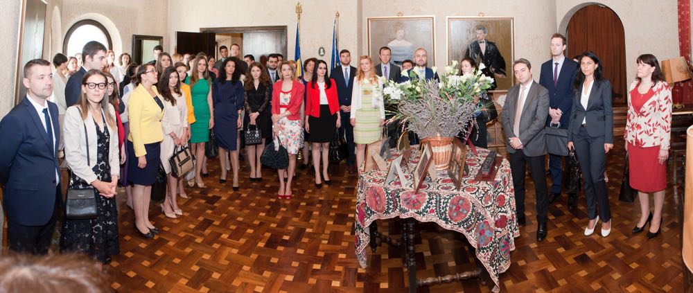 Tineri diplomati ai Ministerului Afacerilor Externe la Palatul Elisabeta, Principele Radu, 6 iulie 2017 ©Daniel Angelescu