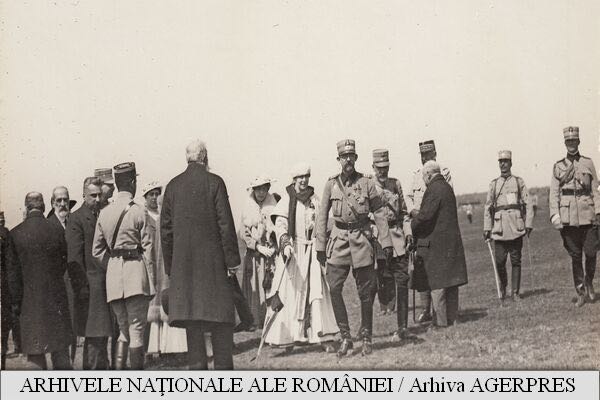 Regele Ferdinand pe front 10 mai 1917