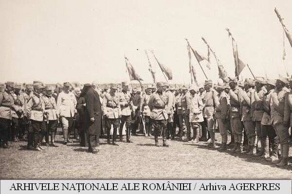 Regele Ferdinand în inspectii pe front, 1916-1917