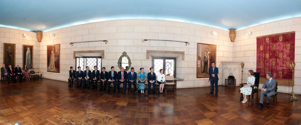 Custodele Coroanei romane a primit la Palatul Elisabeta o delegatie din Regatul Cambodgiei, 10 iulie 2017 ©Daniel Angelescu